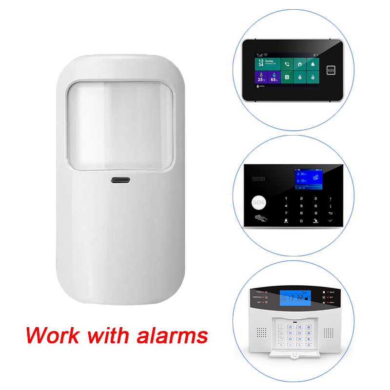 Sim Gsm Alarm - Kablosuz 433 MHz Kızılötesi Sensör İnsan