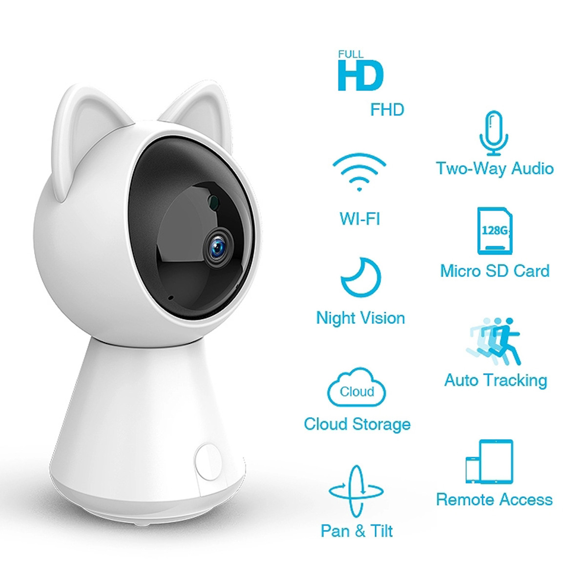 2MP 1080p Kablosuz PTZ IP Dome - Home Security Box incelemesi ve fiyatı