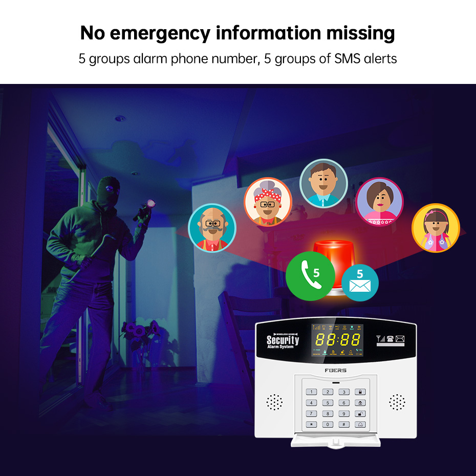 Fuers Tuya Akıllı Alarm Sistem - Home Security Front Door Camera incelemesi ve fiyatı