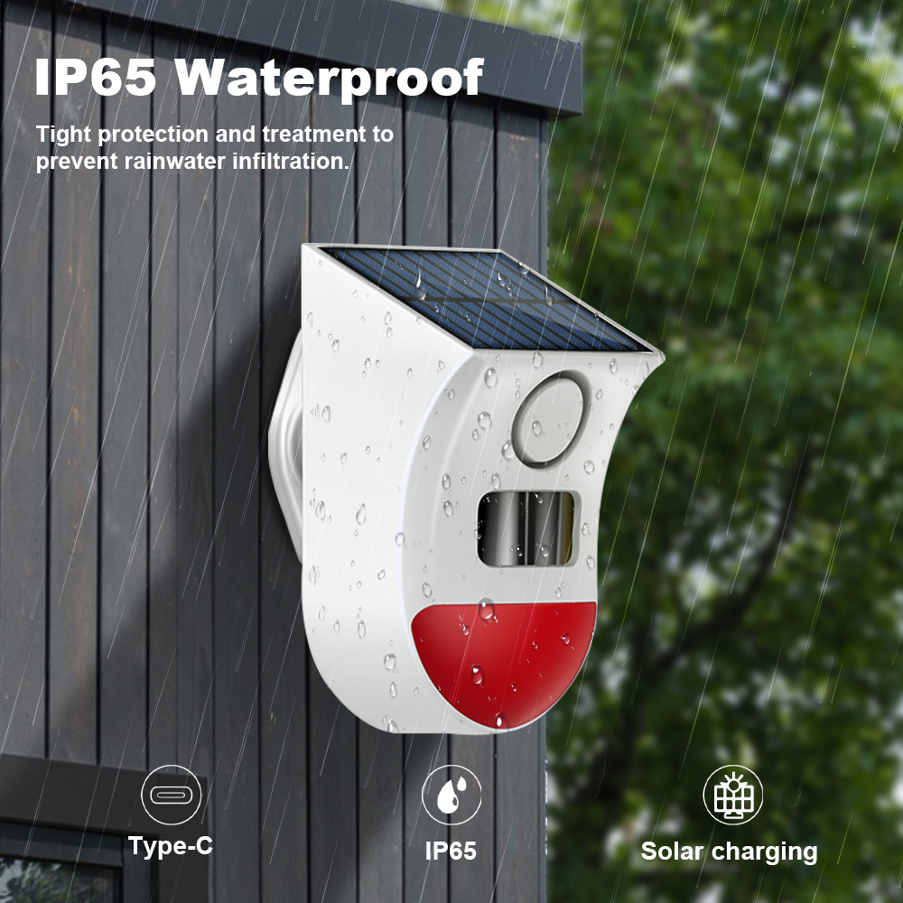 Tuya Zigbee Solar Siren Alarmı - Sim Gsm Alarm incelemesi ve fiyatı