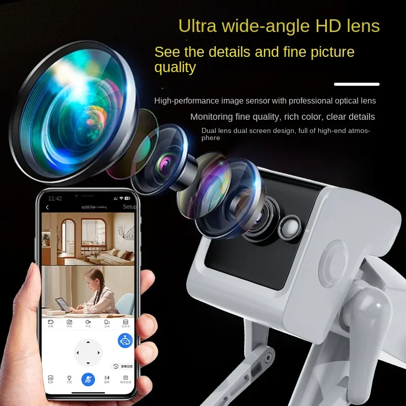 2MP Kamera IP Kamera Kablosuz  - Home Security Robots incelemesi ve fiyatı