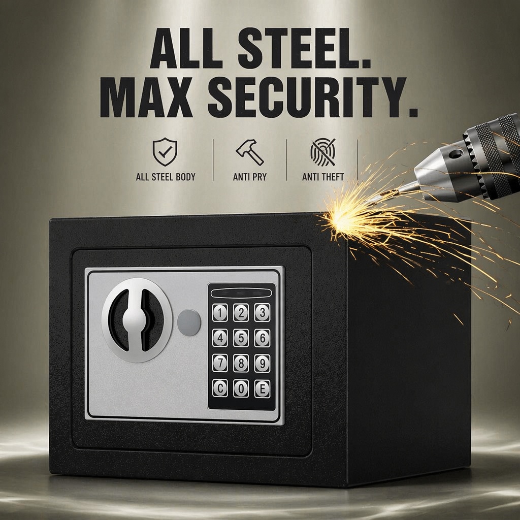 Tamamen Çelik Elektronik Dijit - Home Security Items incelemesi ve fiyatı