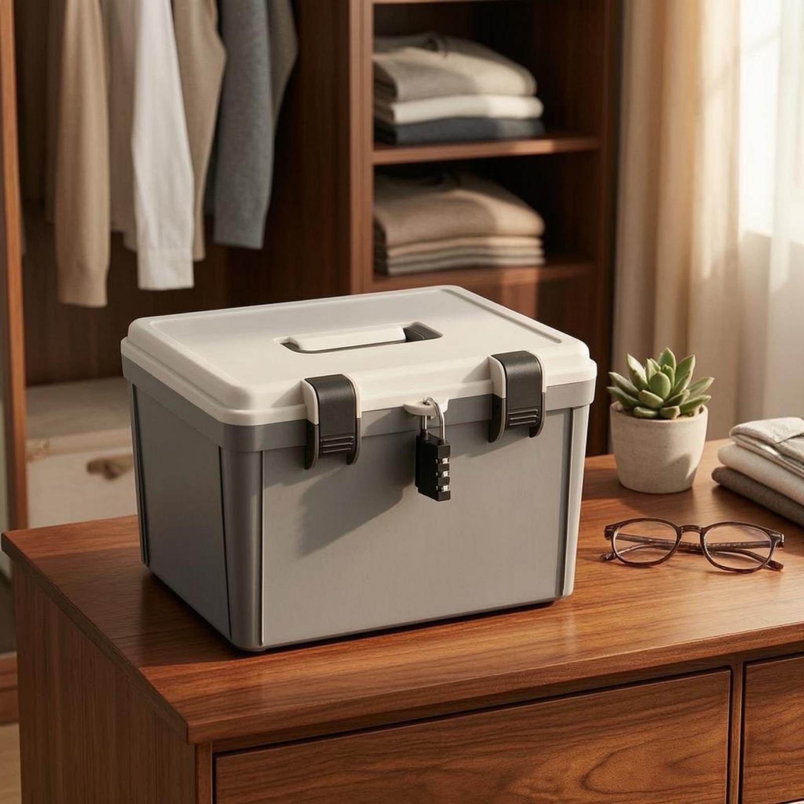Kapaklı, Kilitlenebilir Saklam - Home Security Box incelemesi ve fiyatı