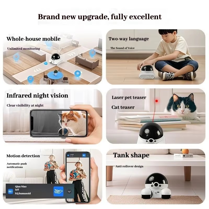 Yeni Akıllı Evcil Hayvan Robot - Home Security Robots incelemesi ve fiyatı