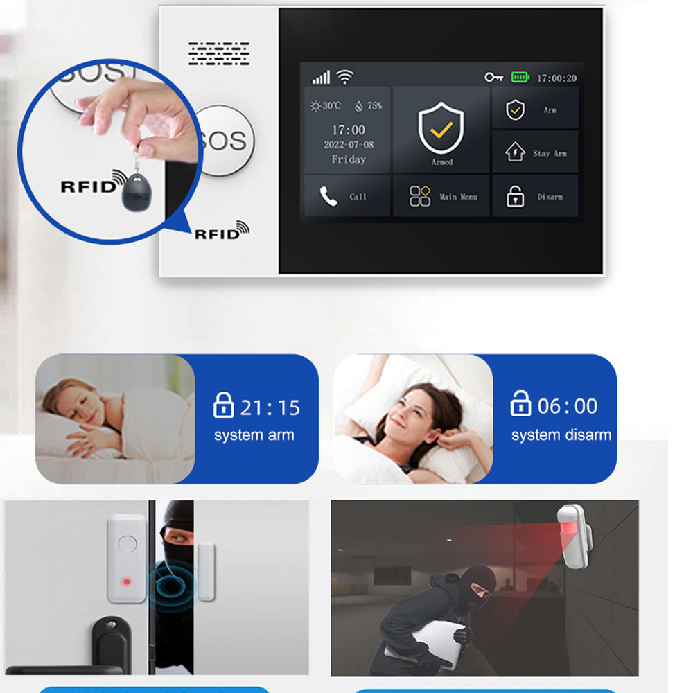 PGST 4G Tuya Akıllı Ev Alarm S - Sim Gsm Alarm incelemesi ve fiyatı